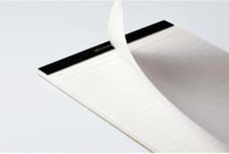 A5 Mnemosyne Notepad Writing Pad 8mm Line with Margin 3 Pack - Thumbnail 5