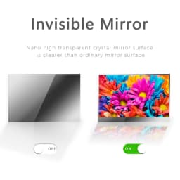Elecsung 32” Screen Smart Mirror LED TV Android System Bathroom Shower Bluetooth Waterproof Wifi Television 1080P DC 12V - Thumbnail 8