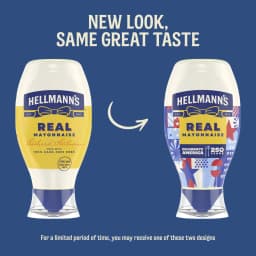 Hellmann's Real Mayonnaise Rich Creamy Condiment Gluten Free, 20 fl oz Squeeze Bottle - Thumbnail 3