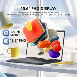 Dell Inspiron 15.6" FHD Touchscreen Laptop Computer, WVA Anti-Glare, AMD Ryzen 7 7730U, 20GB RAM, 512GB SSD - Thumbnail 4