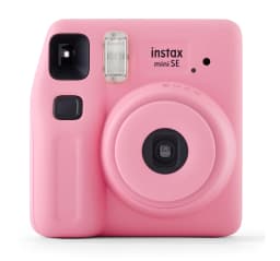 Fujifilm instax Mini SE Instant Camera with Case, Album, 10 Pack of Film, and Frame Stickers, Pink (Value bundle) - Thumbnail 6