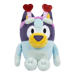Bluey Friends Smoochy Kiss Plush Toy. Super-Soft Deluxe Fabrics and High-Quality Embroidered Details. Comes With Glittery Heart Headband. Ages 3 - Thumbnail 4