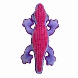 Vibrant Life Purple Lizard Plush Dog Toy with Squeaker, Chew Level 4 - Thumbnail 1