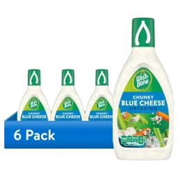 (6 pack) Wish-Bone Chunky Blue Cheese Salad Dressing, 15 fl oz - Thumbnail 1