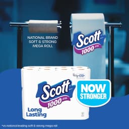 Scott 1000 1-Ply Toilet Paper, 24 Rolls, 1,000 Sheets per Roll - Thumbnail 3