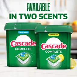 Cascade Complete Dishwasher Detergent Fresh, 33ct - Thumbnail 3