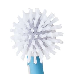 Great Value Non-Slip Grip Small Handy Scrubber, Blue - Thumbnail 3