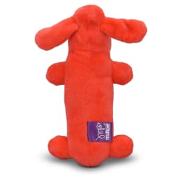 Multipet Smiling Loofa Plush Dog Toy with Squeaker, 6 inch - Thumbnail 5