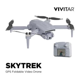 Vivitar SkyTrek GPS Foldable Aerial Drone for Adults with 1080p Camera, 2.8" Live Video Controller & Brushless Motor - Thumbnail 2