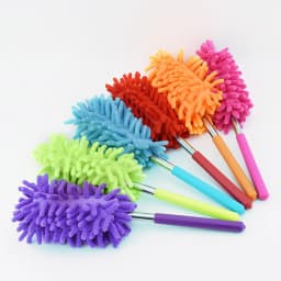 neszzmir Microfiber Duster with 2 Replaceable Heads, Extendable & Detachable Pole for Home, Car, Ceiling Fan, Furniture Cleaning – Washable & Reusable - Thumbnail 6