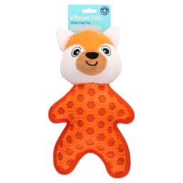 Vibrant Life Orange Fox Plush Dog Toy with Squeaker, Chew Level 4 - Thumbnail 7