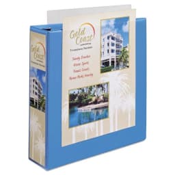 Heavy-Duty Non Stick View Binder With Durahinge And Slant Rings, 3 Rings, 2" Capacity, 11 X 8.5, Light Blue, (5501) | Bundle - Thumbnail 5