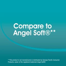 (12 pack) Great Value Everyday Soft Bath Tissue, 4 Count, Mega Rolls, Compare to Angel Soft® - Thumbnail 6