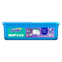 Swiffer Sweep + Mop, Wet Pads Refill, Floor Cleaner, Cleaning Cloths, Lavender, 24 Count - Thumbnail 8