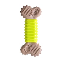 Tough Dog Toys for Aggressive Chewers: Peanut Butter Flavored Long Lasting Dog Bones for Large Dogs, Heavy Duty Nylon & Rubber Dog Chew Toys to Keep - Thumbnail 2