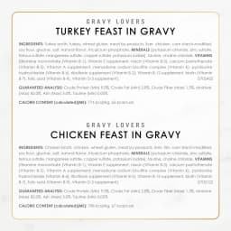 Purina Fancy Feast Gravy Lovers Poultry & Beef in Gravy Wet Cat Food Variety Pack, 3 oz Cans (30 Pack) - Thumbnail 6