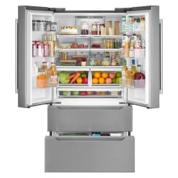 Cosmo 48 in. Double Oven Gas Range & Dishwasher & Wine Cooler & Refrigerator Set - Thumbnail 36