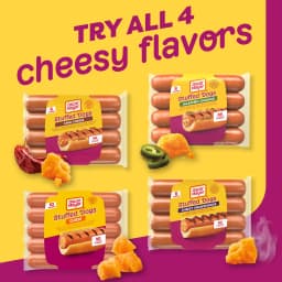 Oscar Mayer Stuffed Dogs, 8 Wieners, for Weeknight Dinners and Easy Grilling, Cheesy Smokehouse, No Fillers or By-Products, 15 oz - Thumbnail 8