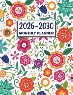 2026-2030 Monthly Planner: Two Pages Per Month 5-Year Schedule Organizer From Ja - Thumbnail 2