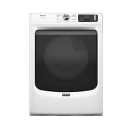 Maytag - 7.4 Cu. Ft. Smart Gas Dryer with Steam and Pet Pro System - White - Thumbnail 1