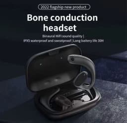 RHEA- Active Noise Cancellation Ipx5 Waterproof On-Ear Wireless Bone Conduction Sport - Thumbnail 2