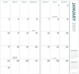 TF Publishing 2027-2028 Flag Small Monthly Pocket Planner - Thumbnail 2