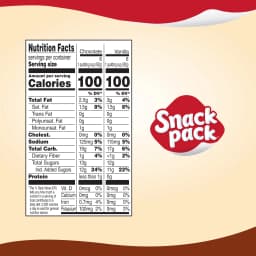 Snack Pack Chocolate Pudding and Vanilla Pudding, 3.25 oz Pudding Cups, 12 Count Family Pack - Thumbnail 7