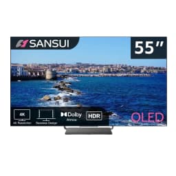 Sansui 55" inch OLED 4K 120Hz 0.1ms Ultra HD Smart TV-Dolby Vision&Sound& AI-Powered Karaoke & HDMI 2.1 - Thumbnail 1