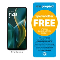 AT&T moto g 5G 2024,128GB, Sage Green - Prepaid Smartphone - Thumbnail 1