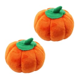 ​2 Pack Durable Pumpkin Chew Toys for Dogs & Cats - Tough Dental Teething Puppy Kitten Toys, Halloween Orange Pet Chewers (5.5 Inch)​​ Orange - Thumbnail 2