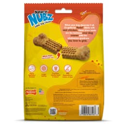 Nylabone Nubz Natural Dog Treats for Large Dogs, Chicken Flavor Dog Bones, Large - 30+ lbs., 14.6 oz Pouch, 8 Count - Thumbnail 10