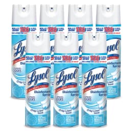 Lysol Disinfectant Spray, Crisp Linen, 19 Oz(Pack of 7) - Thumbnail 1