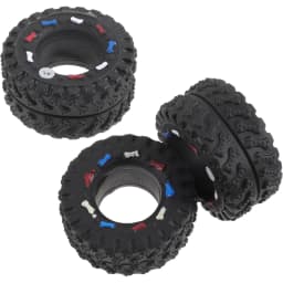 3pcs Squeaky Dog Toys Tire Shape Puppy Chewer for Interactive Play Safe Pet Supplies for Dogs for Use - Thumbnail 1