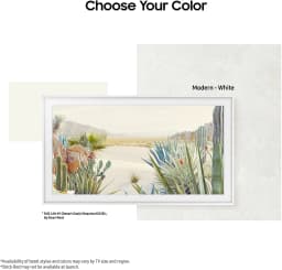 Samsung VGSCFA85BWBZA Customizable Bezel for the 2021 85" The Frame TV (Modern Brown) - Thumbnail 8
