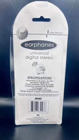 RHEA- Greenbrier International New Universal Digital Stereo Earphones Headphones - Thumbnail 3