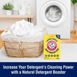 ARM & HAMMER Super Washing Soda Powder Laundry Detergent Booster & Household Cleaner, 55 oz - Thumbnail 5