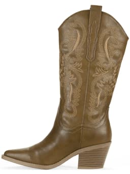 Celebrity Pink's Womens Banxy Cowboy Boots - Thumbnail 3