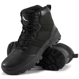 MeMoride Men's Waterproof Hiking Boots Non-Slip Lightweight Mid Ankle Outdoor Work Trekking Shoes - Thumbnail 1