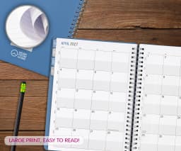 Work from Home Medium Monthly Weekly Planner & Appointment Book (18 months - 7" x 9") - Thumbnail 7