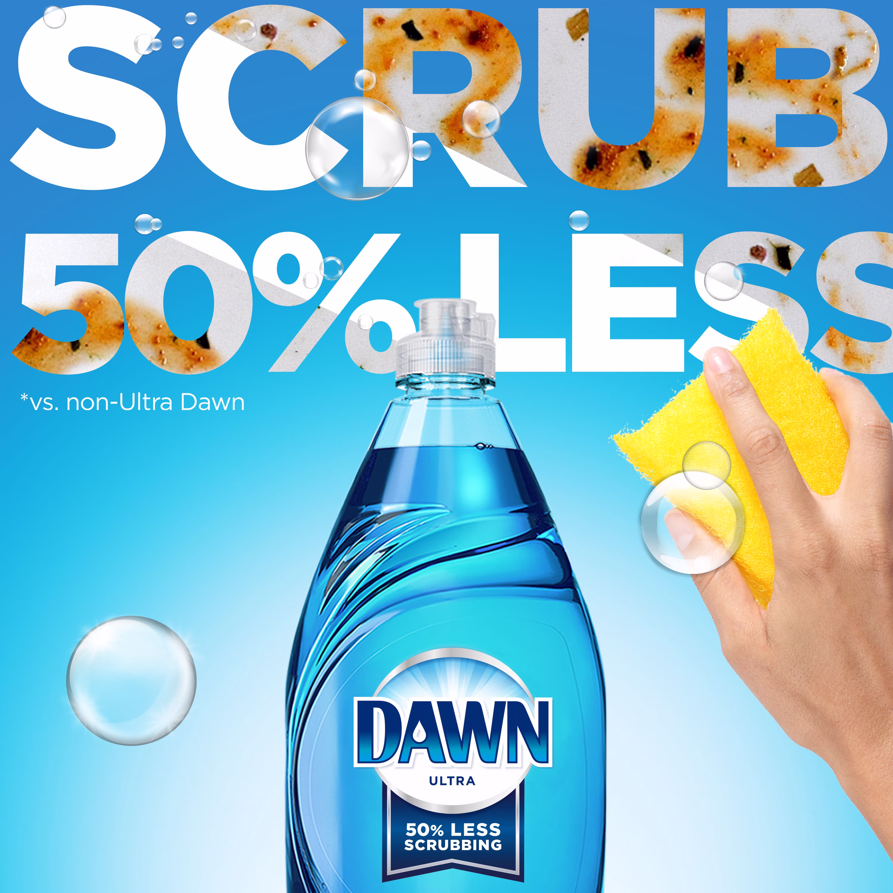 Dawn Ultra Liquid Dish Soap, Original Scent, 40 fl oz - Thumbnail 3