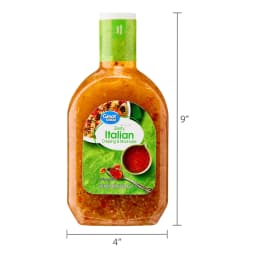 Great Value Zesty Italian Dressing & Marinade, 36 fl oz - Thumbnail 6