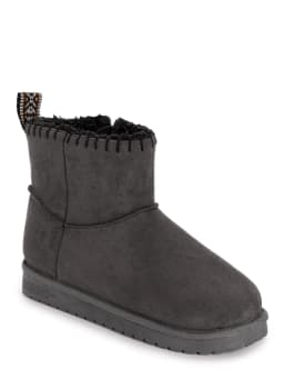 MUK LUKS Women's Truvie Faux Suede Cozy Ankle Bootie (Wide Width Available) - Thumbnail 3