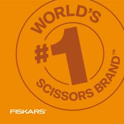 Fiskars Everyday Non-stick Steel Pointed Scissors, 4" Blades, Blue & Black, Ergonomic Softgrip Handles, Crafting Tape Scissors - Thumbnail 8