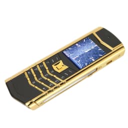 M Buder Straight Board Mobile Phone 1.5in / 3.81cm 2G Network Dual Standby 2600mAh Battery for Elderly Students Seniors Unlocked Cell Phone Device Black Gold Edition V10 Model - Thumbnail 7