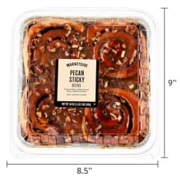 Marketside Pecan Sticky Bun, 18 oz Clamshell, 4 Rolls - Thumbnail 8