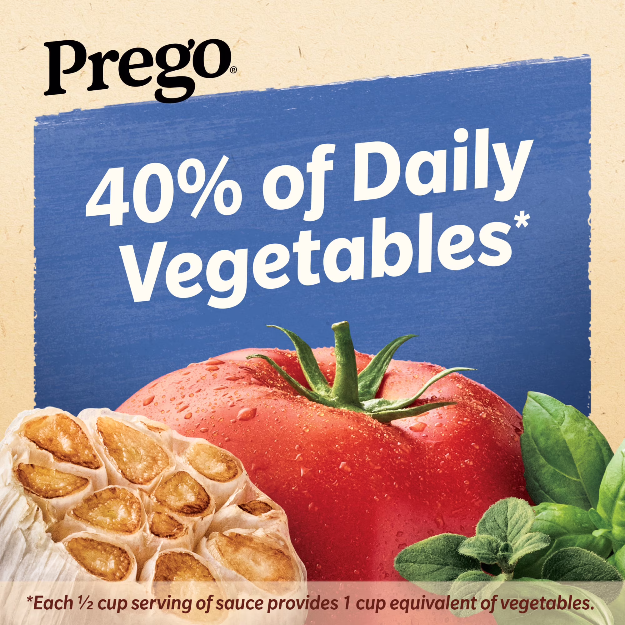 Prego Italian Tomato Pasta Sauce with Roasted Garlic & Herbs, 24 oz Jar - Thumbnail 3