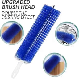 Cleaning Brush for Fans | Flexible Dusting Tool for All Fans | Bendable Microfiber Duster with Washable Reusable Head to Dirt and from Ceiling - Thumbnail 7
