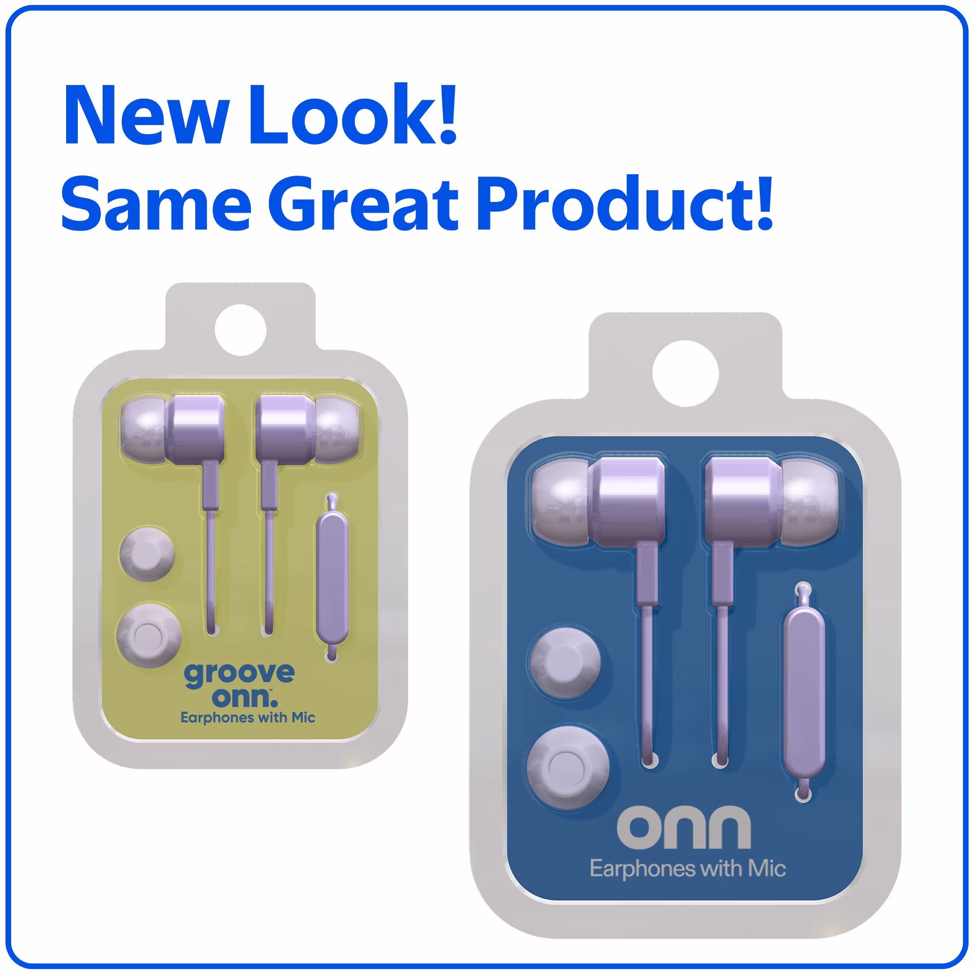 onn Lilac Wired In-Ear Earphones with Built-in Microphone - Thumbnail 3