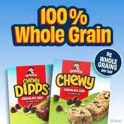 Quaker Chewy Chocolate Chip Granola Bars, 8 Count, 0.84 oz Bars - Thumbnail 5