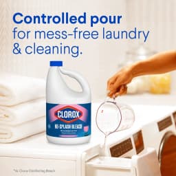 Clorox No Splash Bleach, Morning Bloom, 77 fl oz - Thumbnail 6